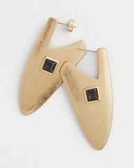 Chico's Women | Gold Triangle Linear Earrings GOLD