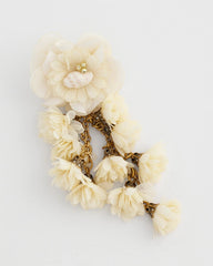 Chico's Women | No Droop® Flower & Conch Shell Earrings WHITE