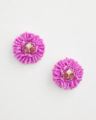Chico's Women | No Droop® Seed Bead Stud Earrings PINK