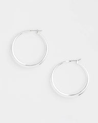 Chico's Women | Cassie Silver-Tone Hoop Earrings SILVER