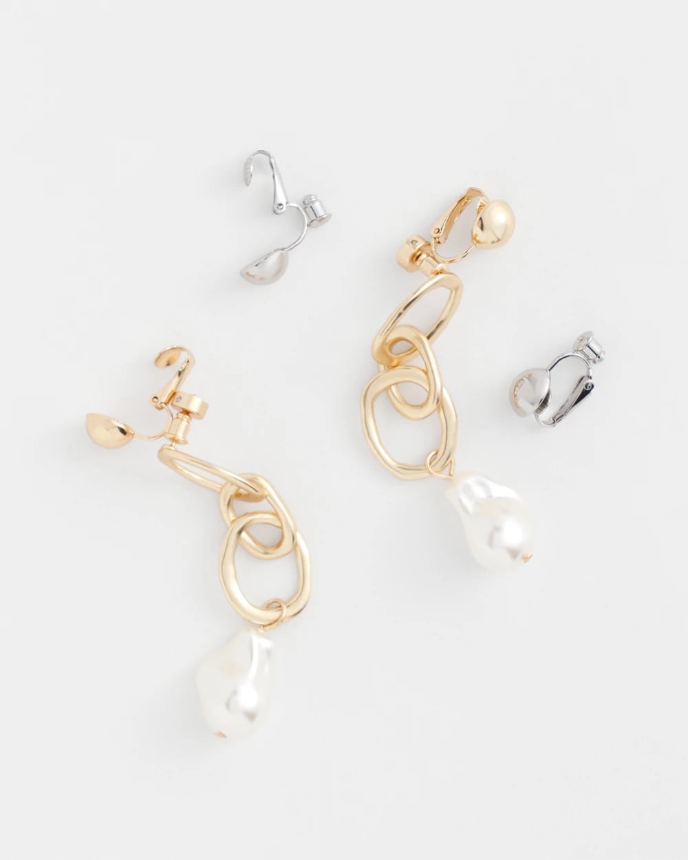 Chico's Women | Clip Earring Converters MIXED METALS
