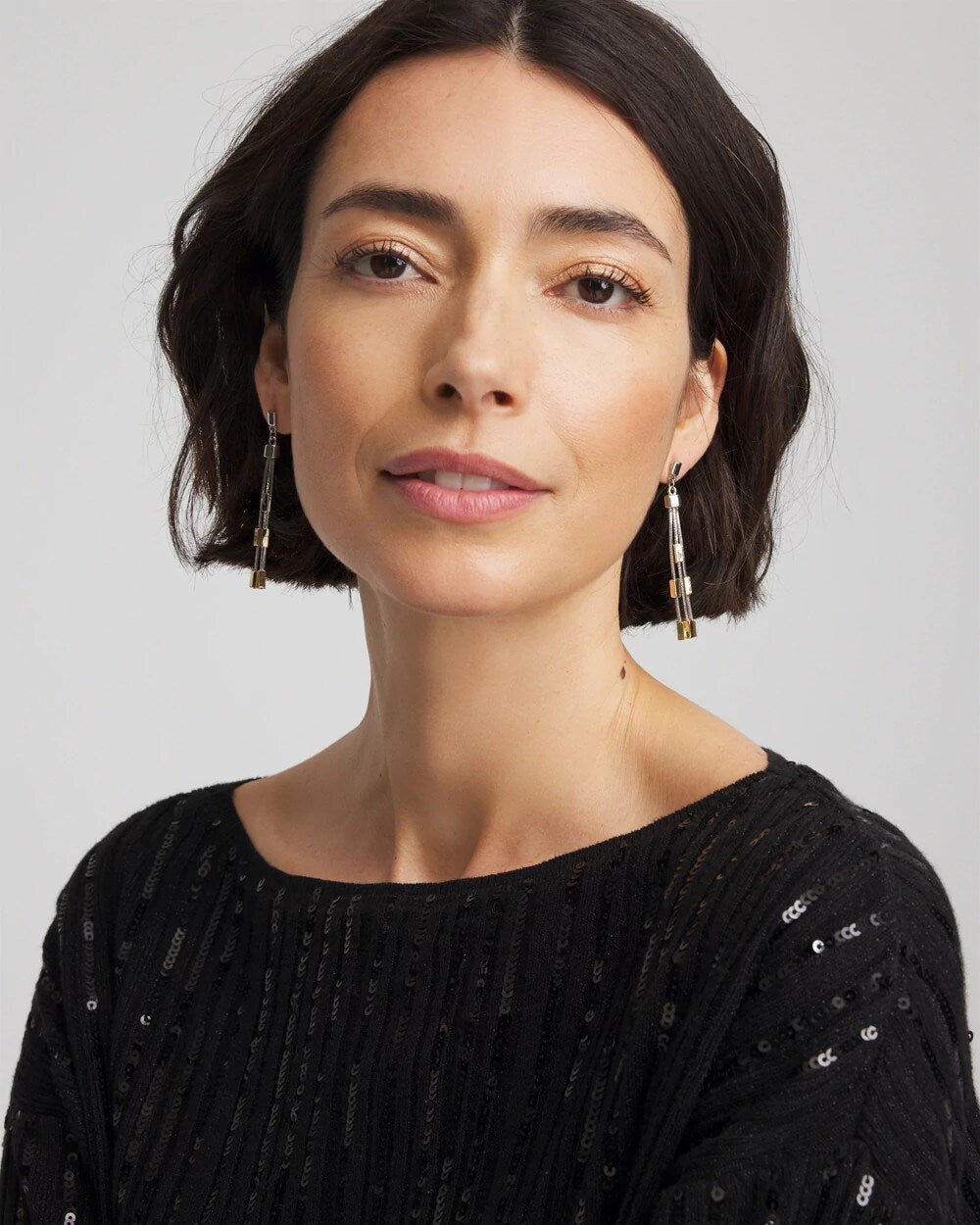Chico's Women | Mixed Metal Linear Earrings MIXED METALS