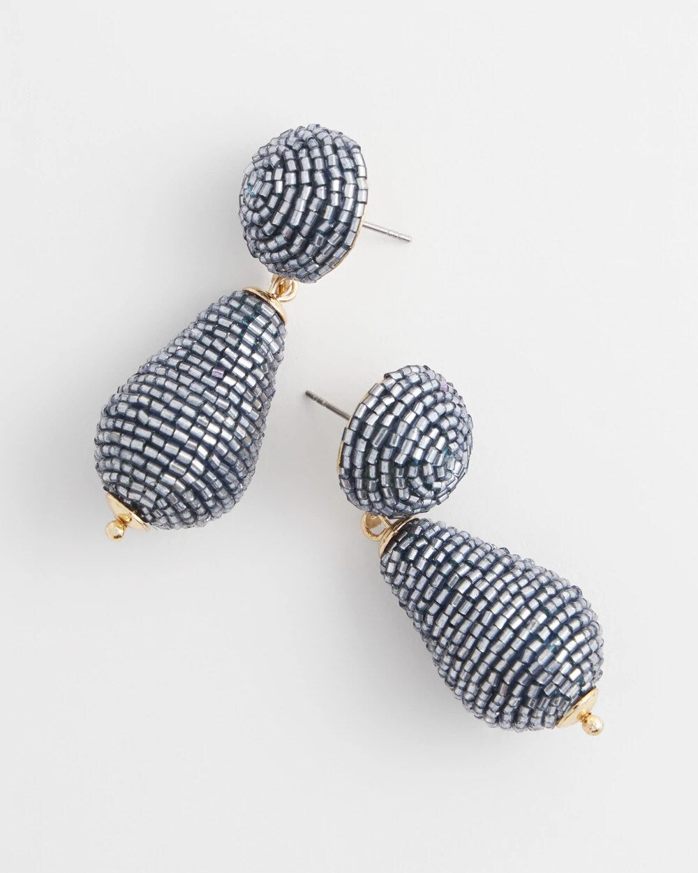 Chico's Women | Wrapped Teardrop Post Earrings BLUE