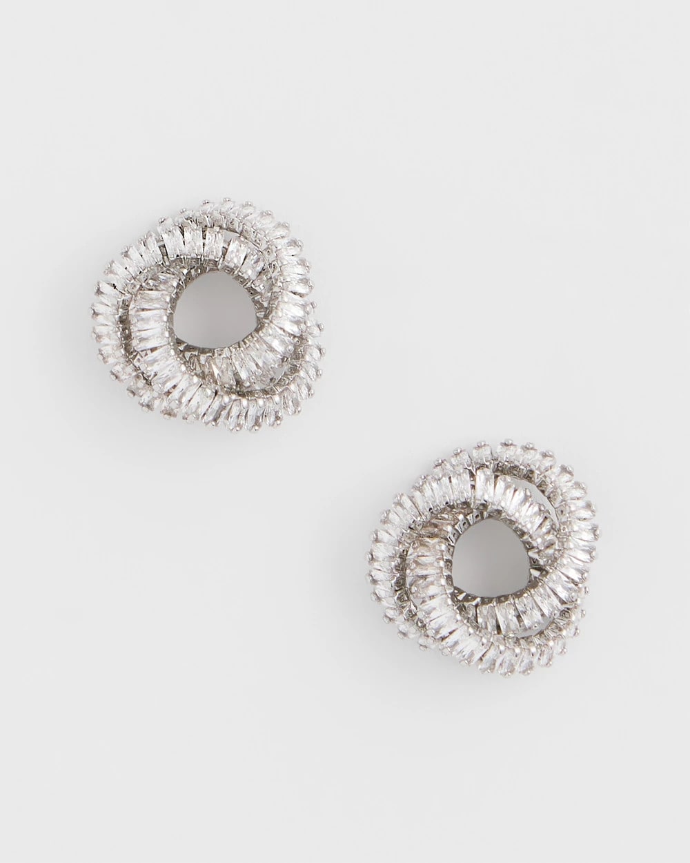 Chico's Women | Silvertone Twisted Stud Earrings SILVER