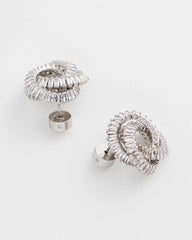 Chico's Women | Silvertone Twisted Stud Earrings SILVER