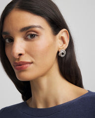 Chico's Women | Silvertone Twisted Stud Earrings SILVER