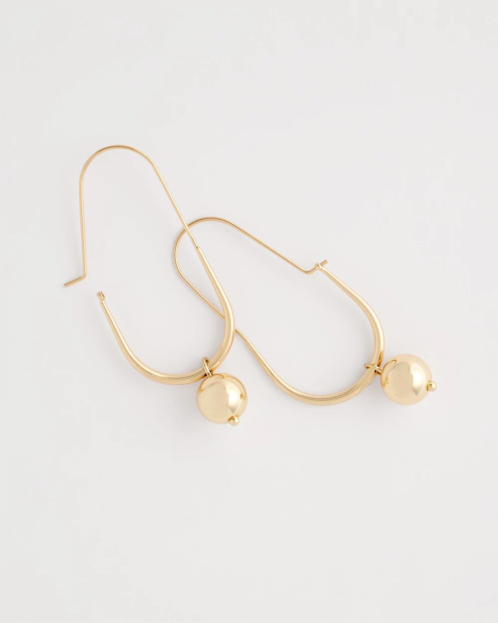 Chico's Women | Gold Bead Threader Earrings GOLD