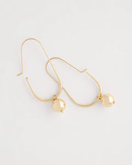 Chico's Women | Gold Bead Threader Earrings GOLD