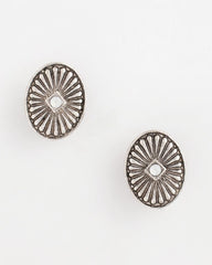 Chico's Women | Medallion Clip-On Earrings SILVER