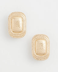 Chico's Women | No Droop® Goldtone Square Clip-On Earrings GOLD