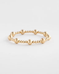 Chico's Women | Gold-tone Medium Bead Stretch Bracelet