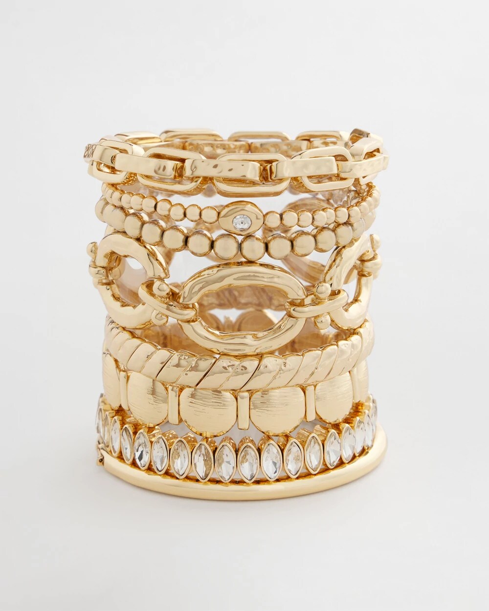 Chico's Women | Gold Link Stretch Bracelet GOLD