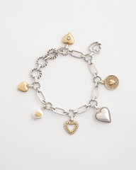 Chico's Women | Heart Charm Bracelet MIXED METALS