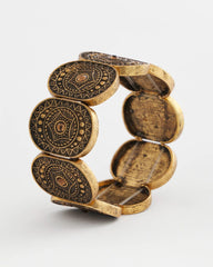 Chico's Women | Medallion Stretch Bracelet GOLD