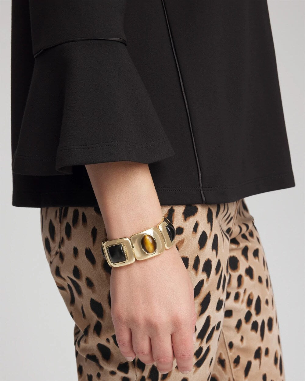 Chico's Women | Neutral Gold Stretch Bracelet NEUTRAL