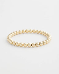 Chico's Women | Small Beaded Gold Tone Stretch Bracelet GOLD