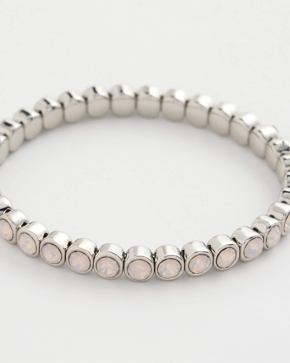 Chico's Women | Shiny Round Stretch Bracelet IRIDESCENCE