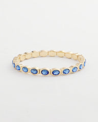 Chico's Women | Small Faceted Stretch Bracelet BLUE