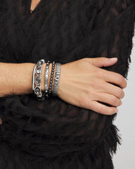 Chico's Women | Joy Watch Band Bracelet HEMATITE