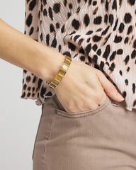 Neutral Square Stretch Bracelet