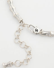 Chico's Women | Silvertone Bamboo Collar Necklace SILVER