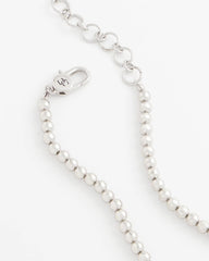 Chico's Women | Silvertone Beaded Necklace SILVER
