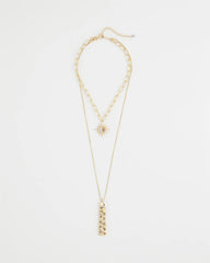 Chico's Women | Convertible Zodiac Pendant Necklace GOLD