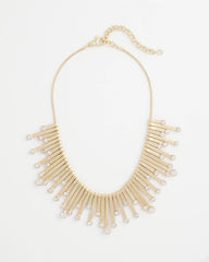 Chico's Women | Chico’s Originals Gold Slice & Gem Bib GOLD