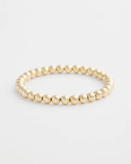 Chico's Women | Small Beaded Gold Tone Stretch Bracelet