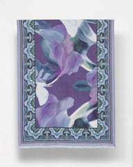 Chico's Women | Artist Garden Oblong Scarf PURPLE ELIXIR
