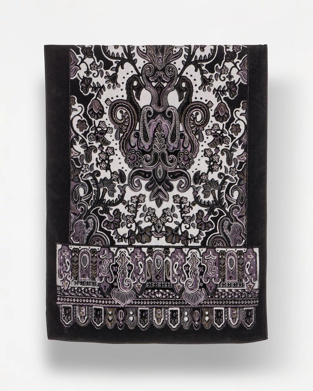 Velvet Burnout Oblong Scarf