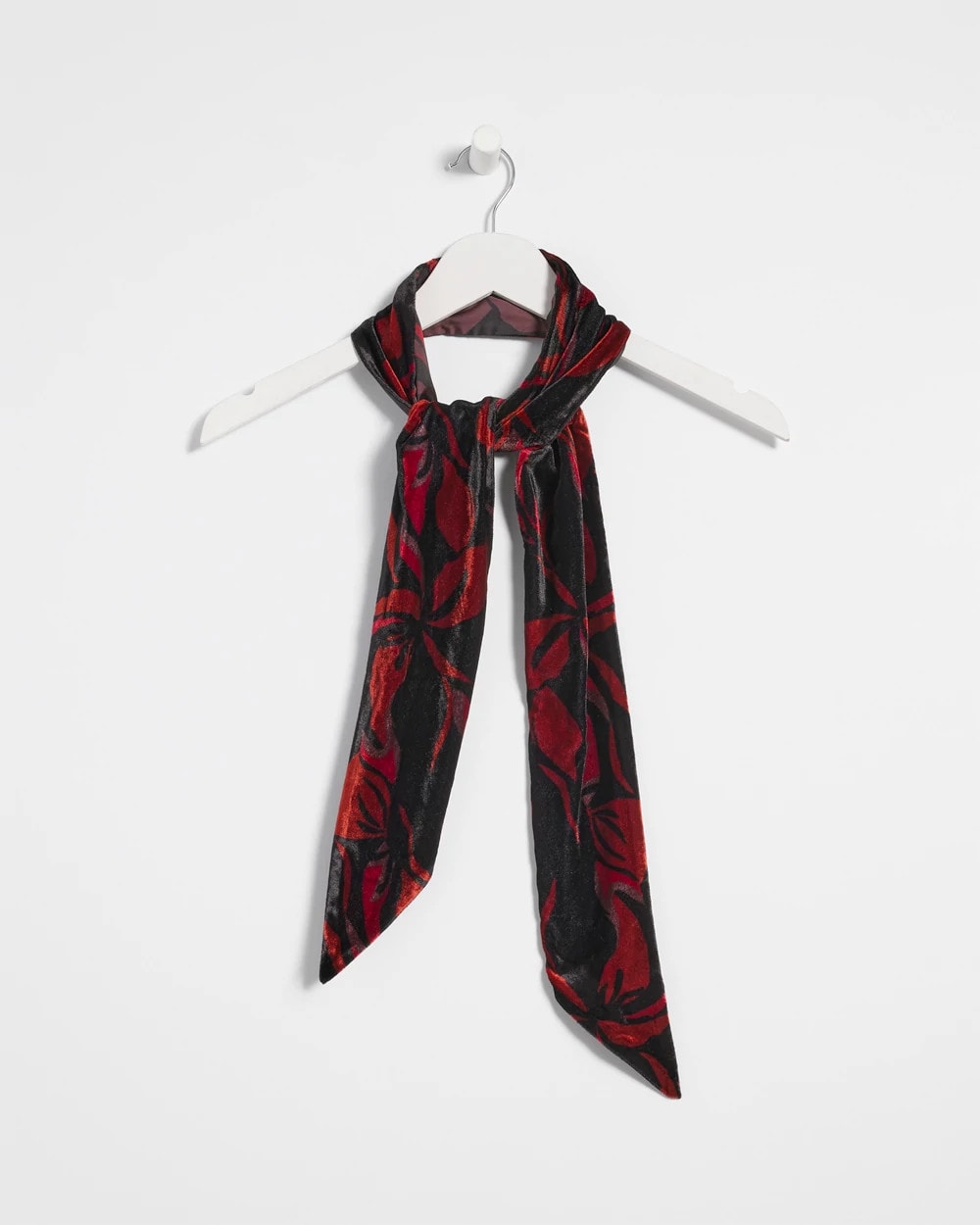 Velvet Rose Skinny Scarf