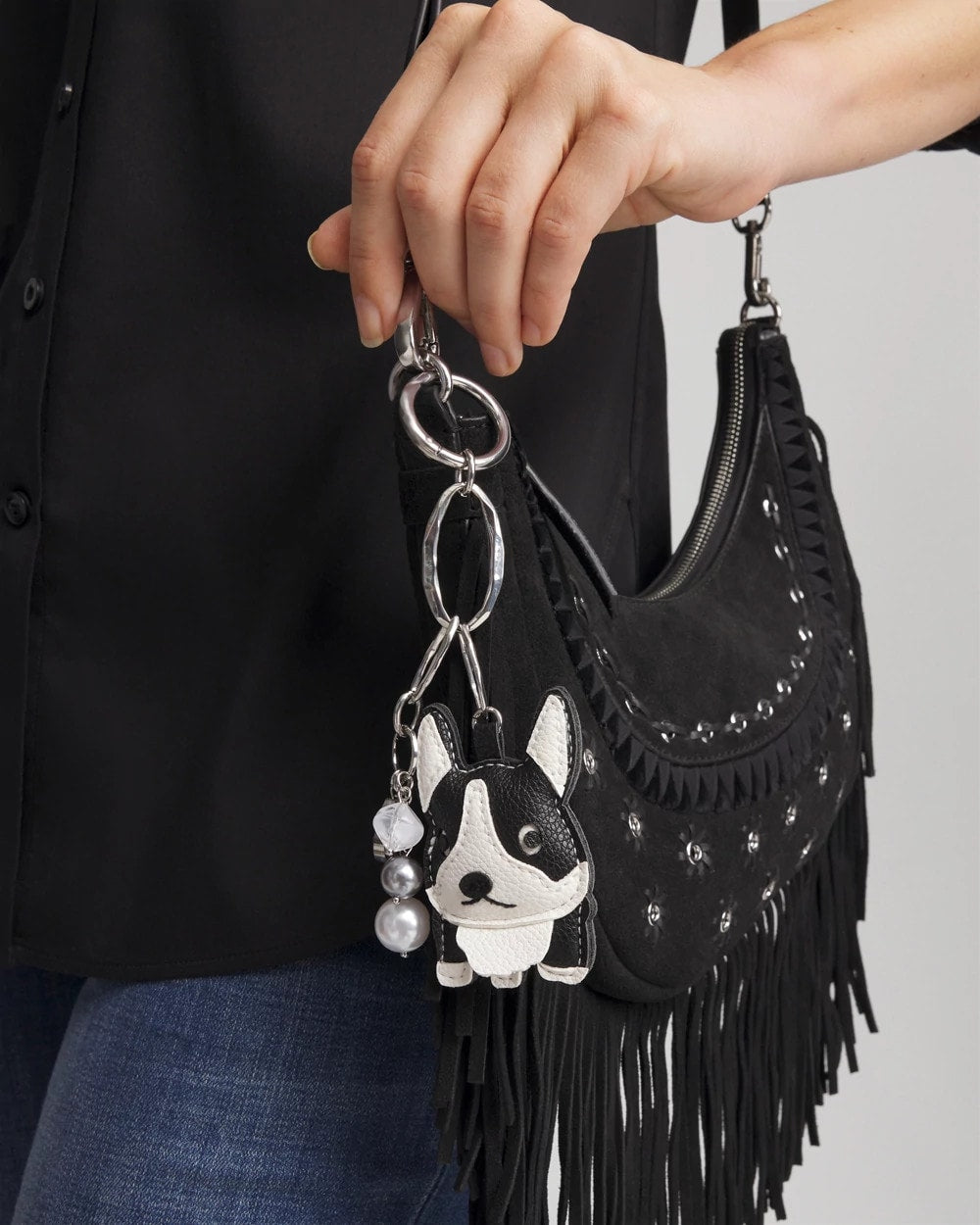 Frenchie Dog Bag Charm