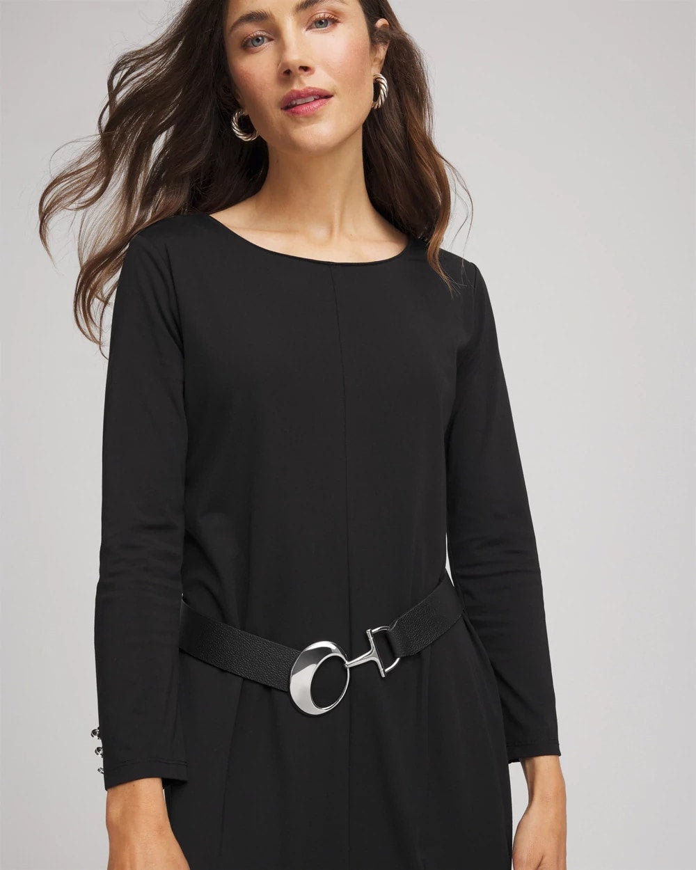 Soft-Stretch Faux Leather Belt