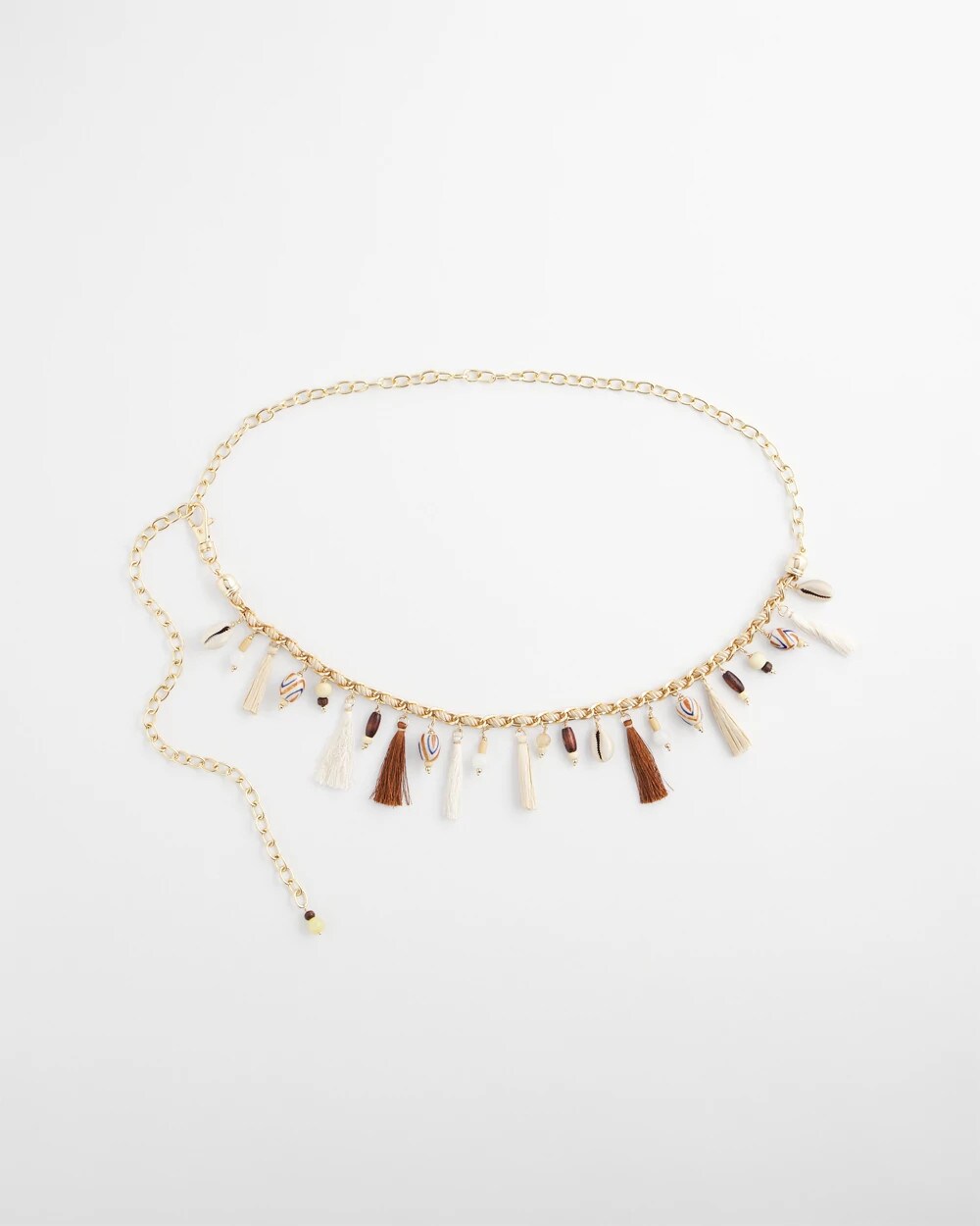 Novelty Beaded Chain Belt