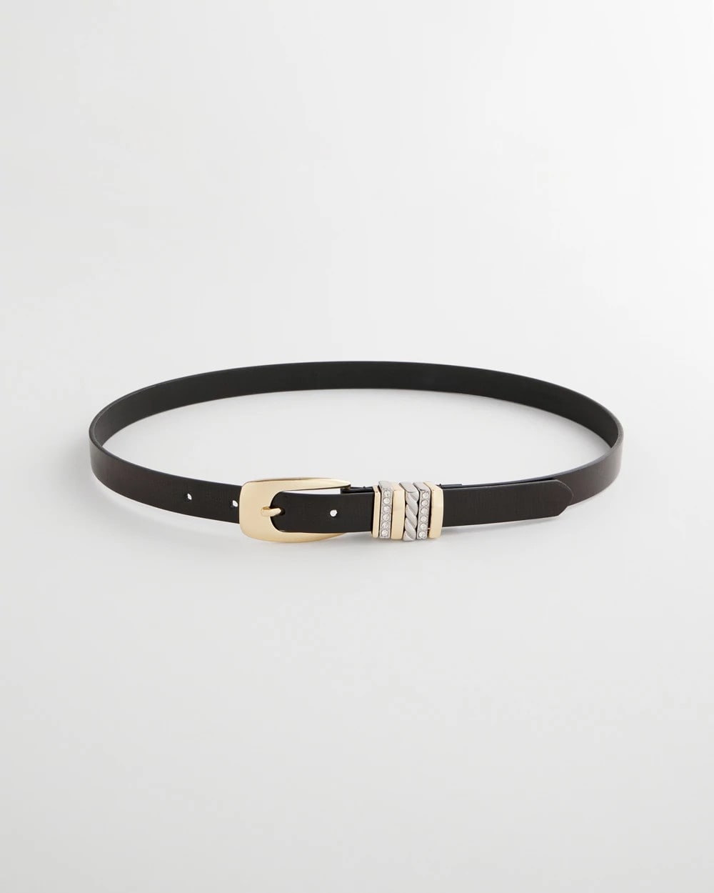 Mixed Metal Trouser Belt