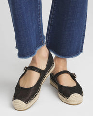 Chico's Women | Eliana Mesh Mary Jane Espadrille BLACK