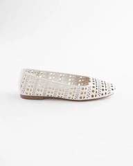 Chico's Women | Cutout Ballet Flats ALABASTER