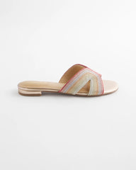 Chico's Women | Palma Slide Sandals METALLIC MULTI