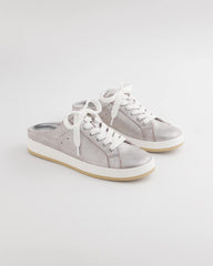 Metallic Snap Slip-On Sneakers