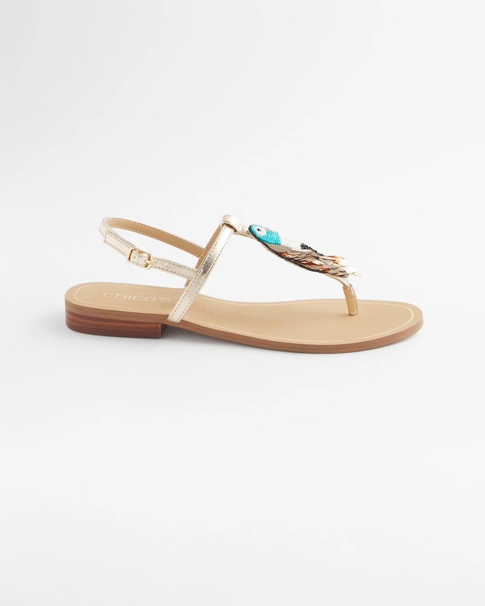 Beach Parrot T-Strap Sandals