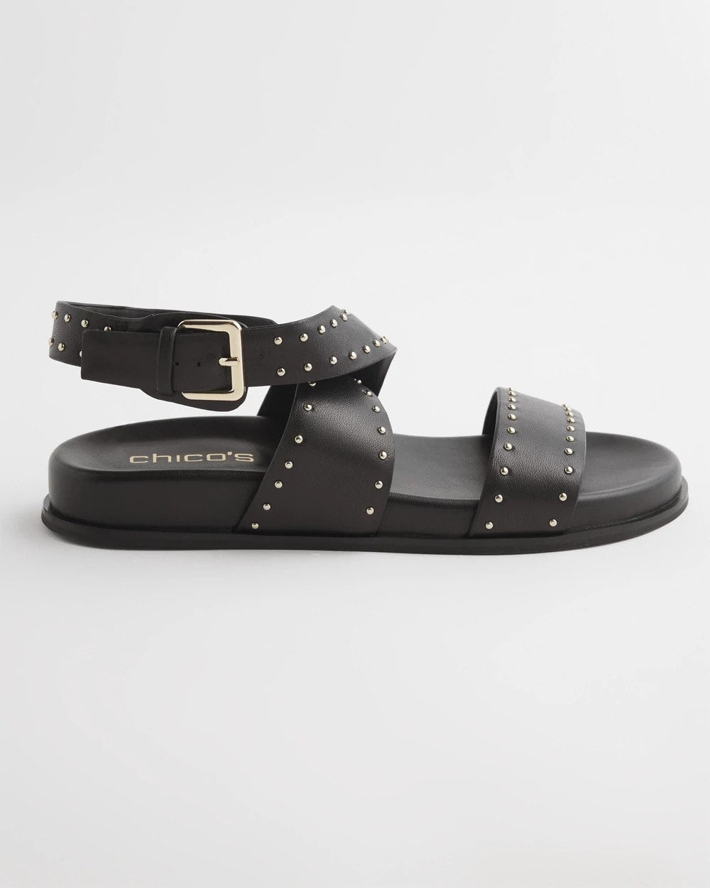 Black Leather Sandals