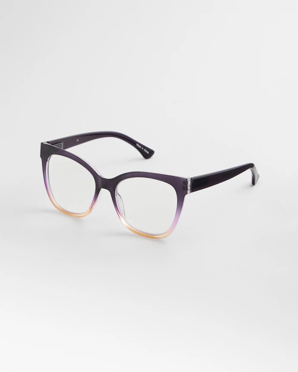 Cat Eye Colorblock Readers