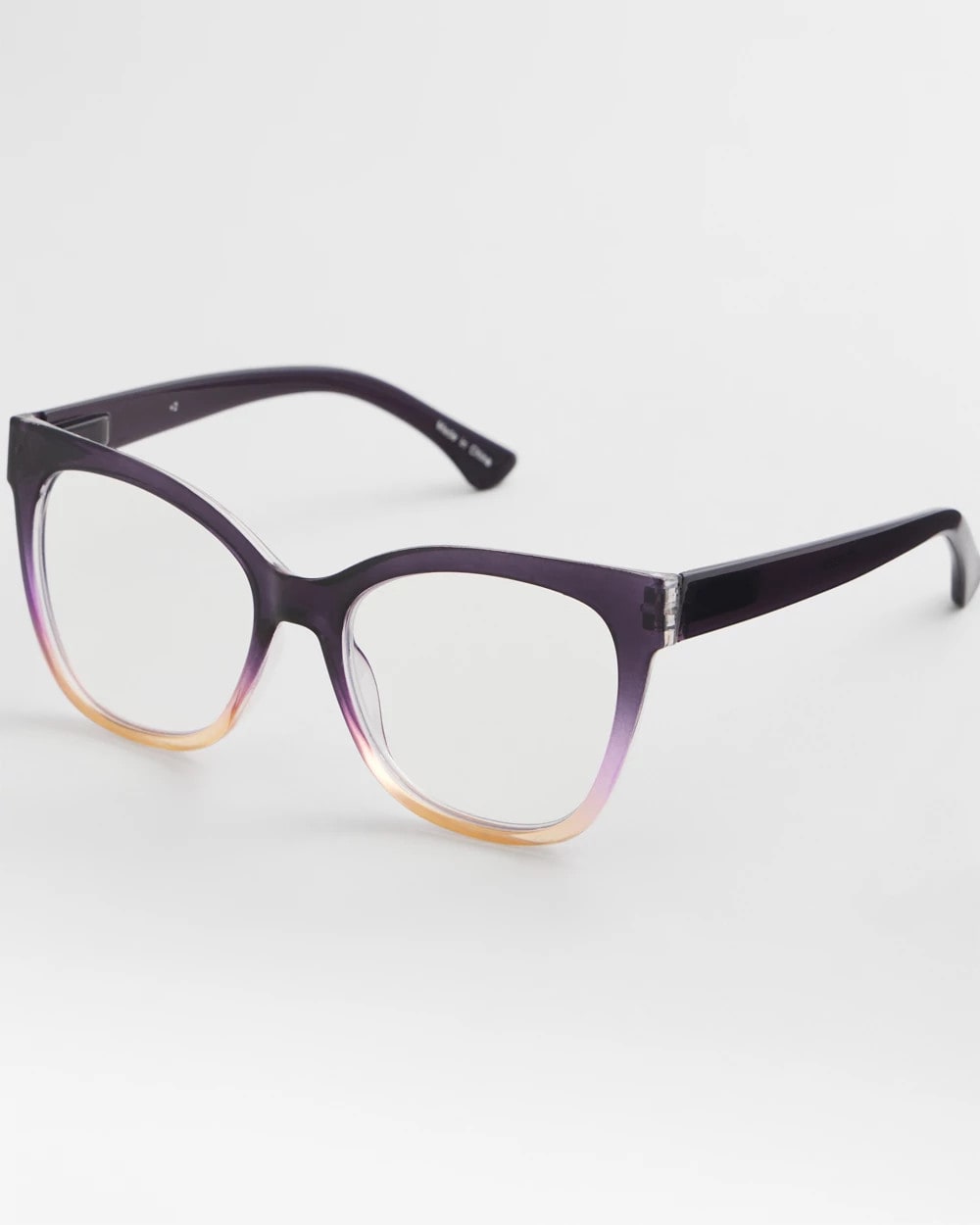 Cat Eye Colorblock Readers