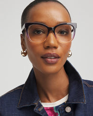 Cat Eye Colorblock Readers