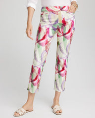 Chico's Women | Petite Brigitte™ Slub Slim Cropped Pants ECRU