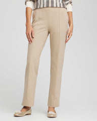 Chico's Women | Petite Juliet Straight Ankle Pants TAUPE HEATHER