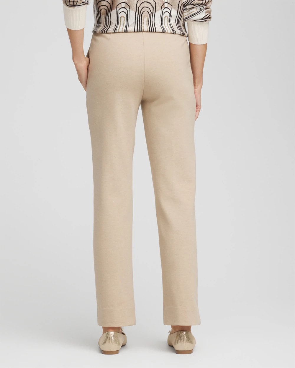 Chico's Women | Petite Juliet Straight Ankle Pants TAUPE HEATHER