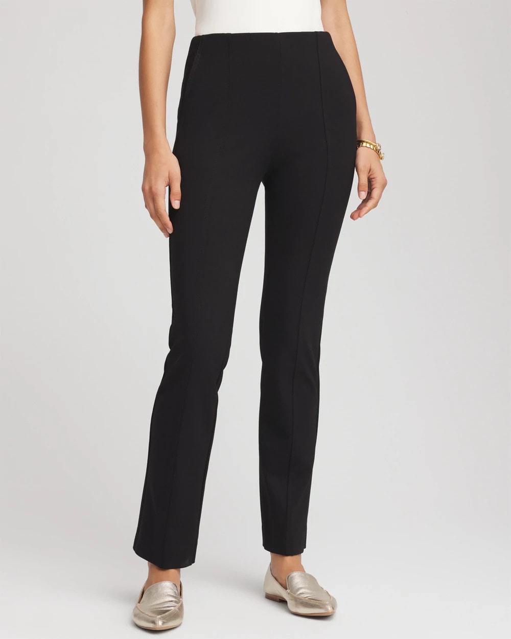 Chico's Women | Petite Juliet Straight Ankle Pants BLACK