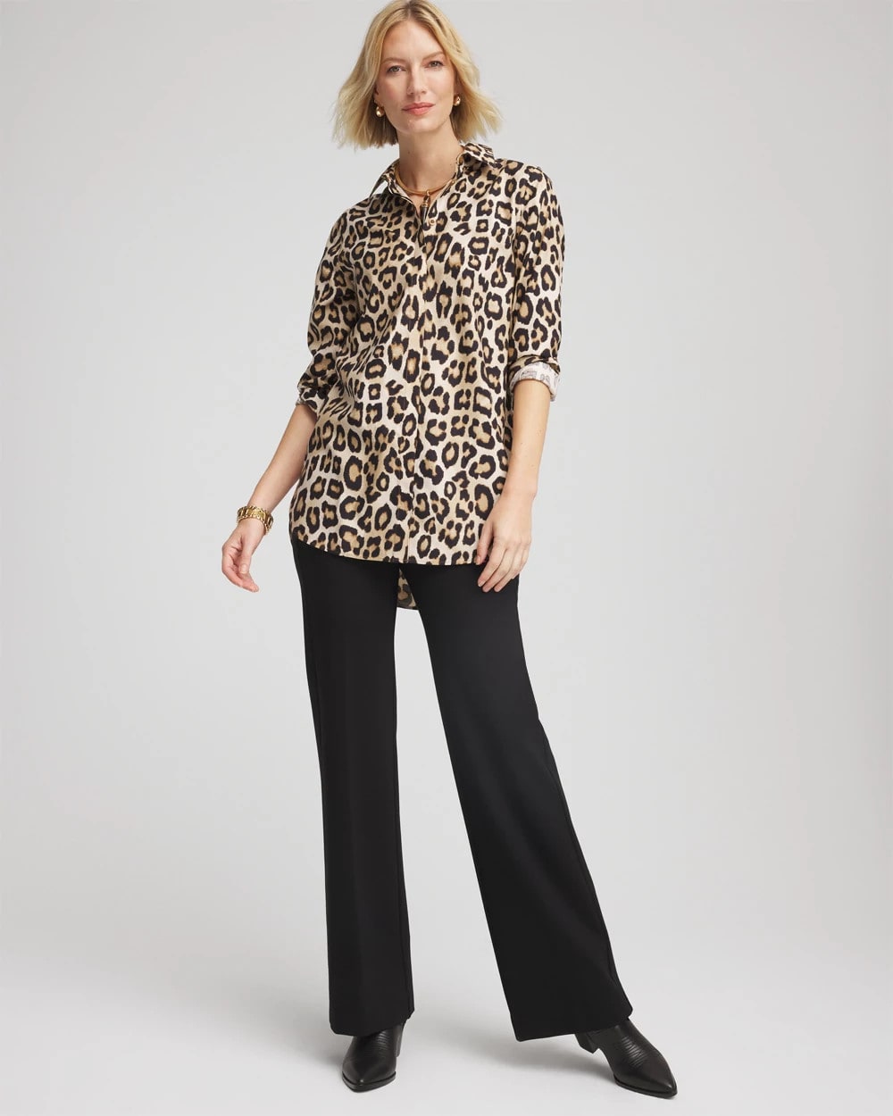 Chico's Women | Petite Juliet Full-Length Ponte Pants BLACK